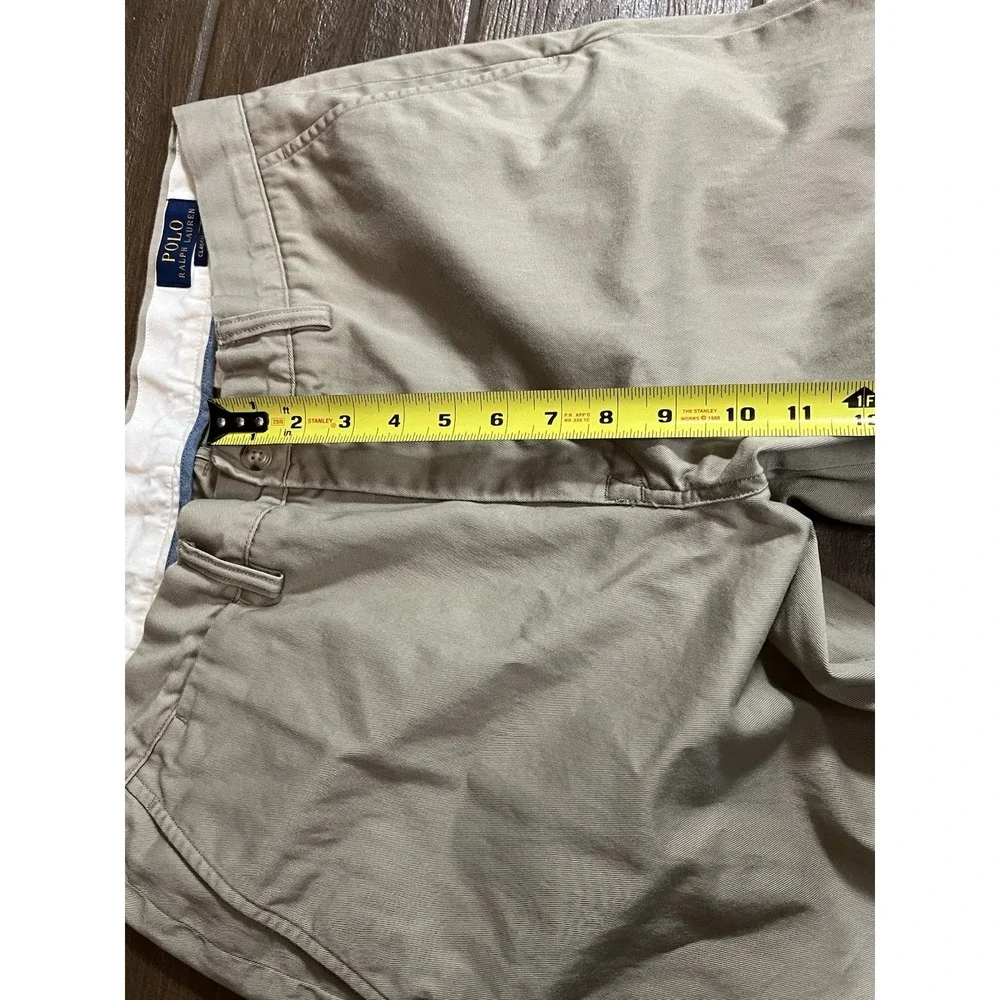 Polo Ralph Lauren Men's The Polo Chino 34x32 Beige Twill Classic Fit Straight